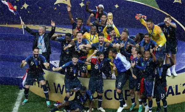 018年世界杯冠军是哪个国家(法国)?"