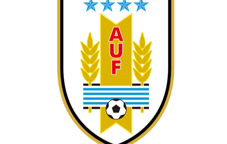 乌拉圭足球国家队队徽（盾牌形状）