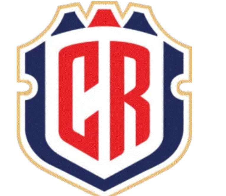哥斯达黎加国家队队徽（图案是大写字母CR）
