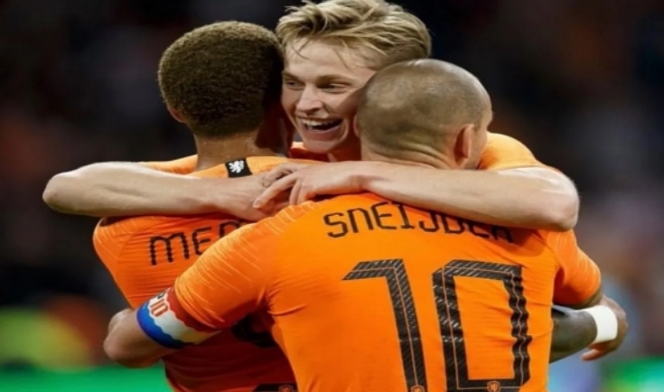 荷兰国家队队徽（盾牌中间是狮子）