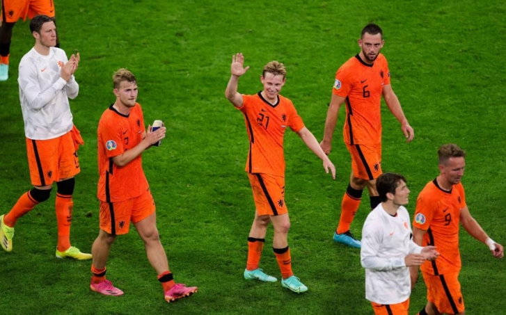 荷兰国家队世界杯（领衔者为范迪克，德里赫特）