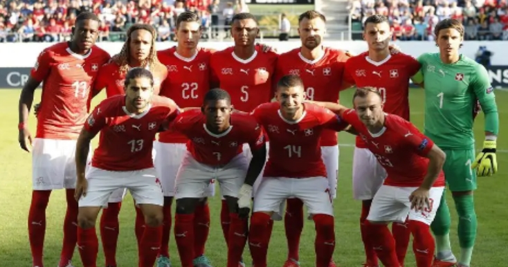 瑞士国家队足球世界排名（瑞士排名第10）