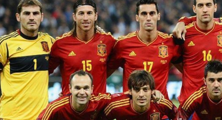 西班牙国家队号码（门将-前锋）