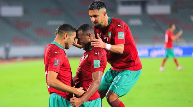 摩洛哥国家足球队世界最新排名（排在第22名）