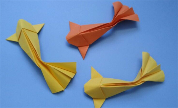 可爱的小金鱼折纸教程