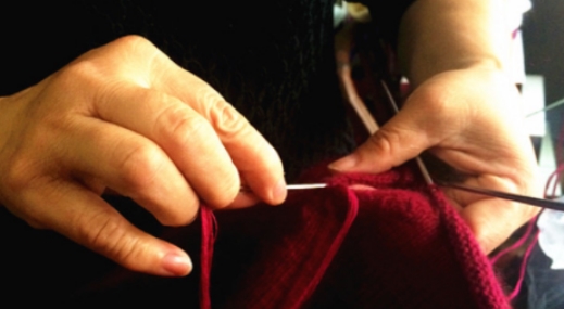 分享织毛衣初学者图解五步教你学会手工编织
