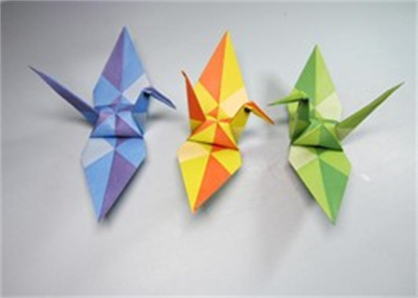 怎么折千纸鹤的详细折法过程图解