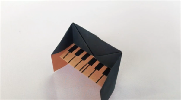 如何折纸钢琴 钢琴的折法