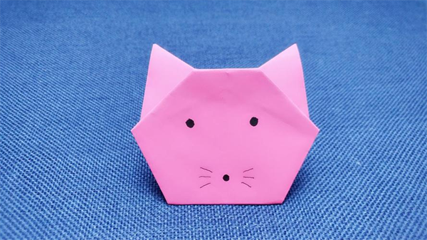 如何折纸猫咪 立体猫咪的折法图解教程