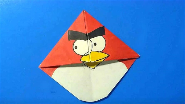 愤怒的小鸟折纸方法