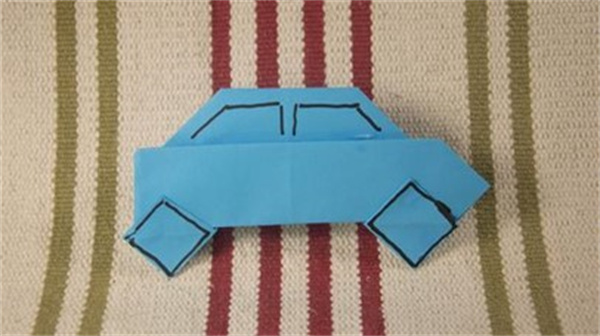 怎么折纸汽车