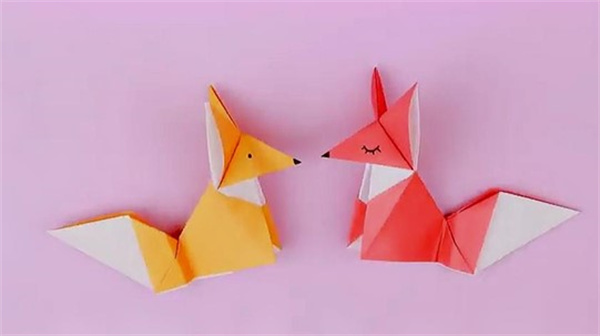 纸狐狸用纸怎么折