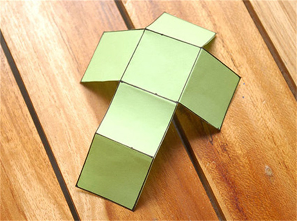 折纸立方体挂饰 立方体挂件的折法