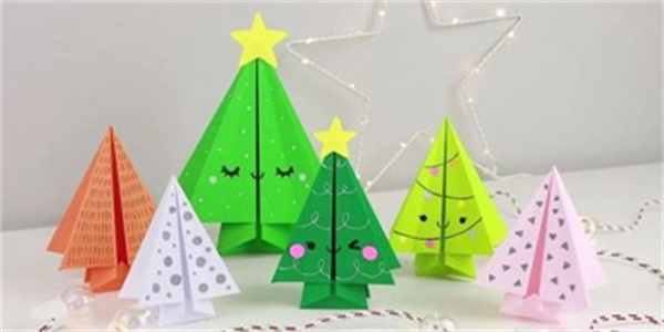 如何折纸立体圣诞树 立体圣诞树折纸