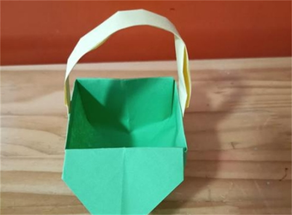 创意手工艺  儿童折纸篮子  乐享折纸乐趣