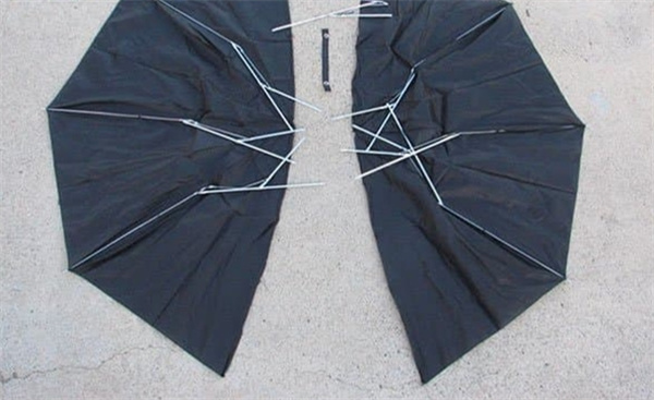坏掉的雨伞再利用图片 破伞的手工小制作作品