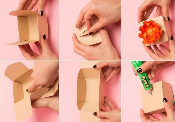 怎么做礼品盒的教程 卡纸手工制作礼品盒图解
