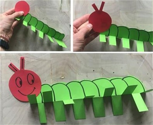 怎么做幼儿园玩教具 毛毛虫玩教具手工制作