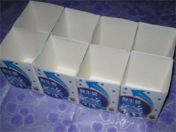 酸奶盒废物利用做包装盒 酸奶盒折包装盒的方法