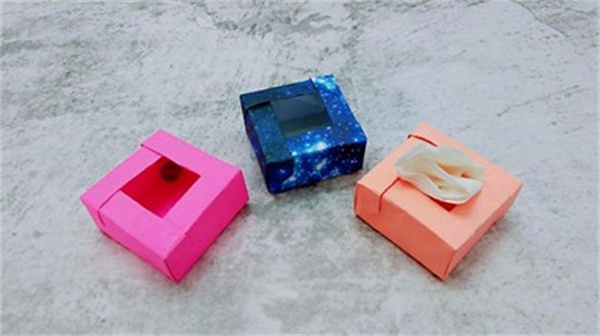 怎么折纸长方形纸巾盒 纸巾盒的折法图解教程