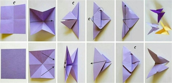 怎么折纸蝴蝶的方法 手工折纸蝴蝶图解教程