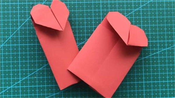 怎么折双层爱心图解 两层心形的折法步骤图