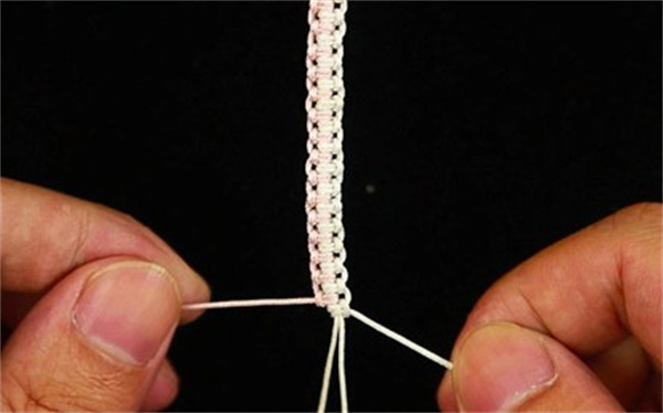 怎么做绳编手链图解 绳子手工编织云纹手链