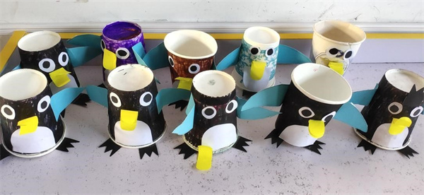 怎么做纸杯企鹅的方法 一次性纸杯制作企鹅