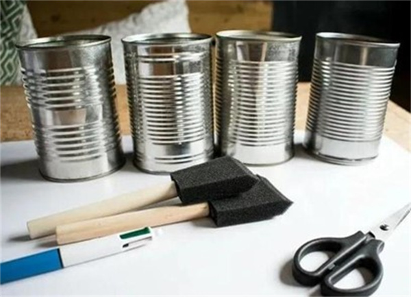 如何用铁罐制作收纳架 铁罐收纳架手工制作
