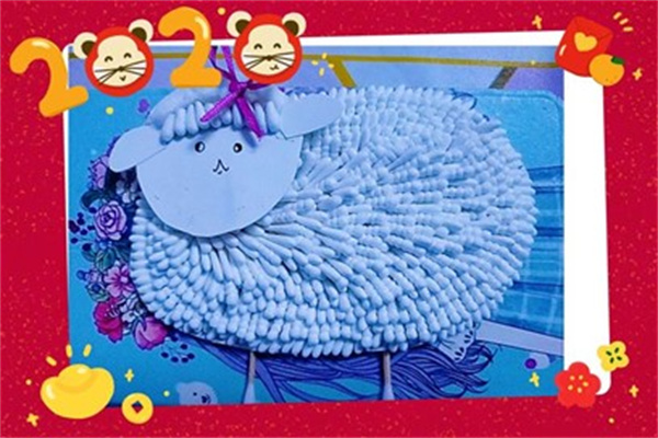 幼儿园怎么做小绵羊 棉签手工制作绵羊教程