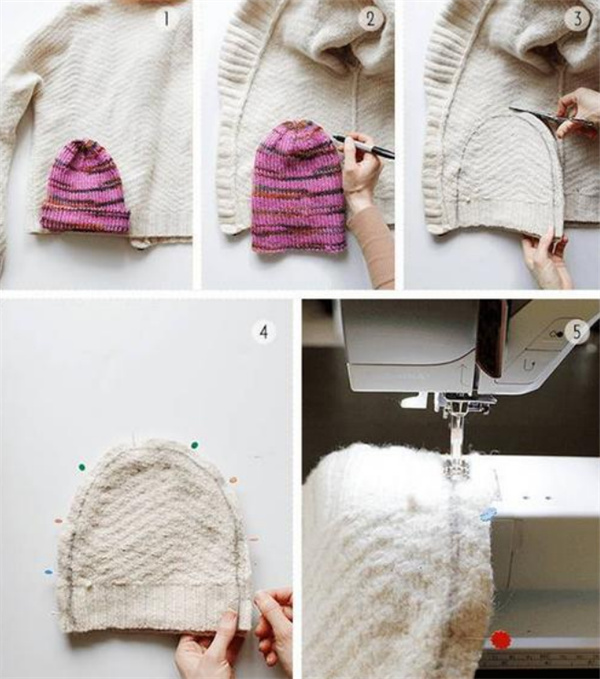 怎么把旧毛衣改造时尚 可爱毛衣的改造方法