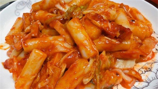 韩国泡菜炒年糕