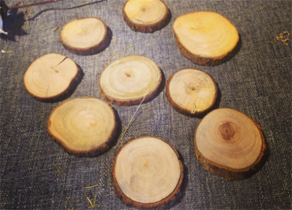 怎么做木头杯垫的方法 田园风漂亮木杯垫制作