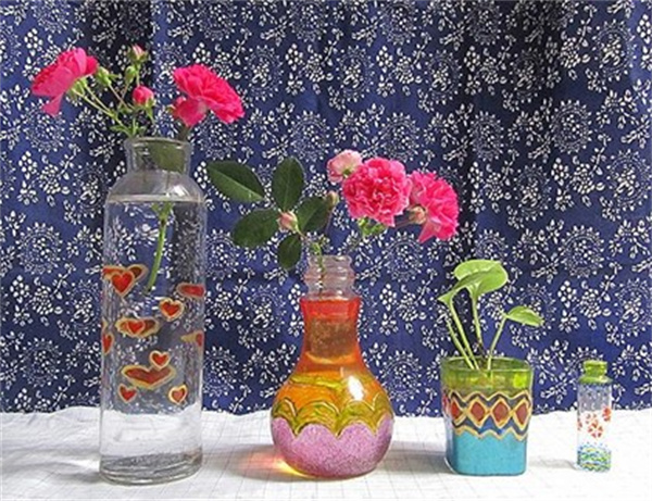 迷你玻璃瓶工艺品DIY 艺术范玻璃花瓶手工制作