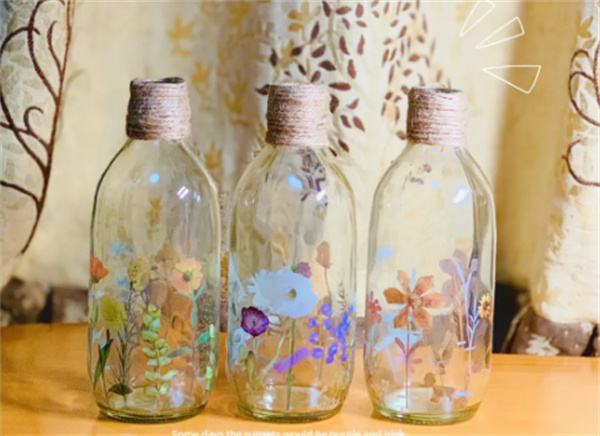 废玻璃瓶子的妙用 玻璃瓶手工制作图片