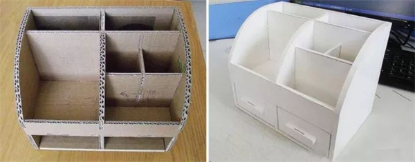 废纸箱做书架的方法 纸箱书架的制作教程