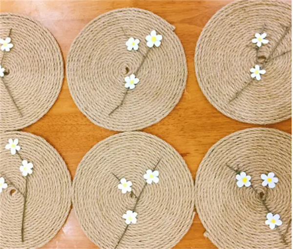 麻绳收纳盘DIY教程 手工制作麻绳水果盘的方法