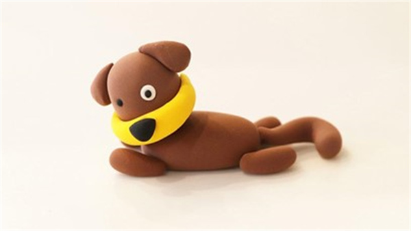 超轻粘土小狗狗制作方法 可爱小狗用粘土做教程