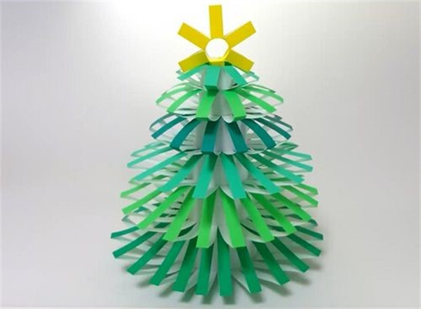 漂亮立体圣诞树怎么做 缎带圣诞树手工制作
