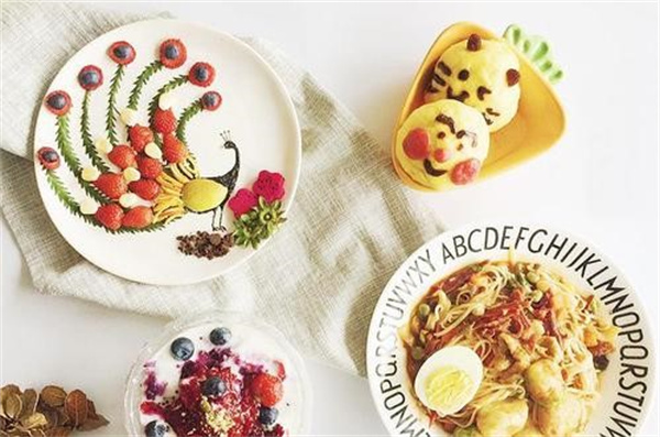 童话般的创意早餐图片 手工可爱早餐摆盘作品