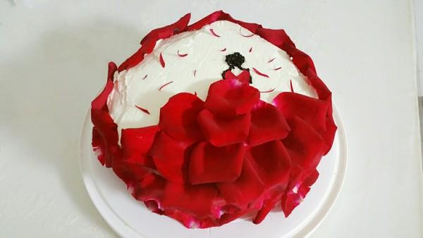玫瑰裙女孩蛋糕
