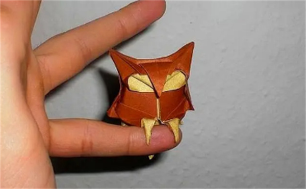 怎么折纸逼真的猫头鹰 手工立体猫头鹰的折法