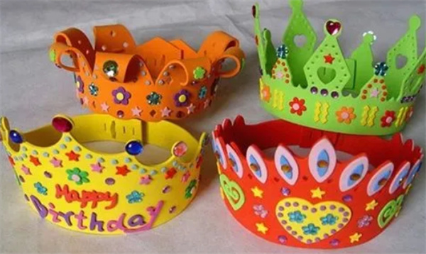 怎么做儿童皇冠  废物利用卷纸芯手工制作皇冠
