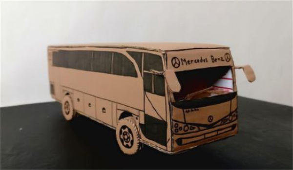 怎么做纸箱汽车的方法 废纸箱手工制作玩具车