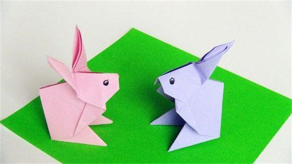 怎么做卡通兔子纸篮子 卡纸手工制作动物篮子
