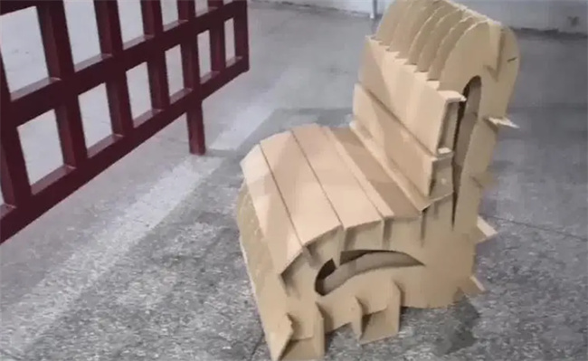 怎么做瓦楞纸椅子的方法 硬纸板制作椅子教程