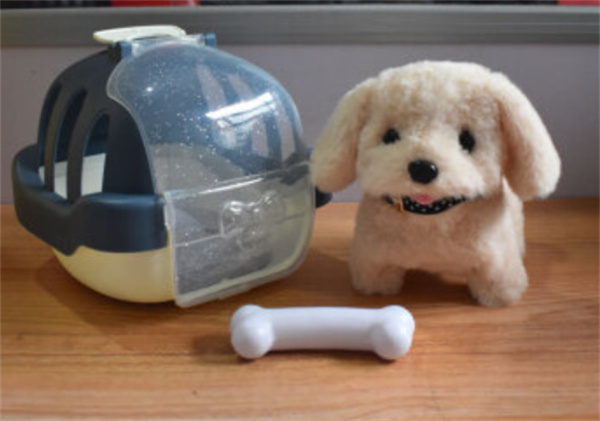 怎么做带机关的狗狗 刷子制作会动的小狗玩具