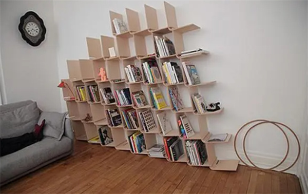 怎么做迷你书柜的方法 木板手工制作书柜模型