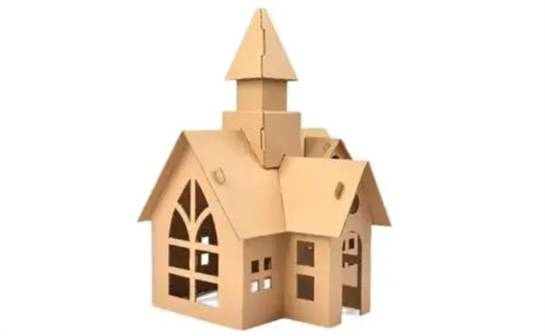 怎么做纸板屋的方法 手工制作纸板箱玩具屋